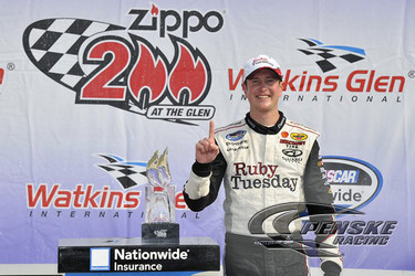 Busch Comes Home the Winner in the Zippo 200 at the Glen 